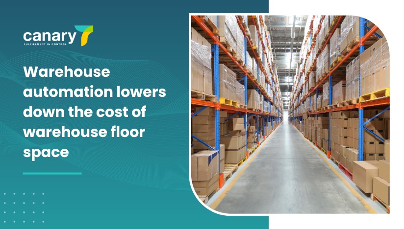 Canary7 - How to Reduce Warehouse Costs through Warehouse automation - Warehouse automation lowers down the cost of warehouse floor space