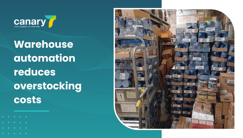 Canary7 - How to Reduce Warehouse Costs through Warehouse automation - Warehouse automation reduces overstocking costs