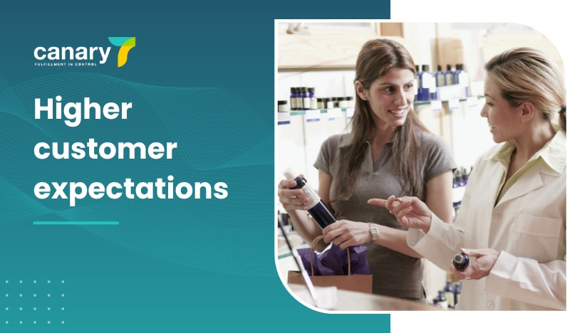Canary7 - How can third party logistics help you improve customer satisfaction - Higher customer expectations