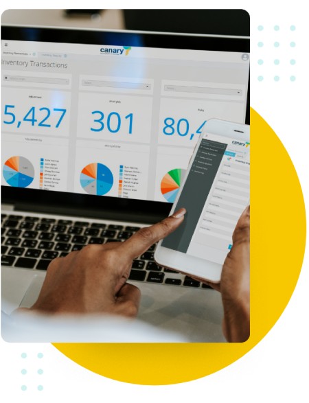 Canary7; cosmetics inventory management - User-friendly interface