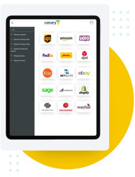Canary7 - Order Picking System - Shipping integrations